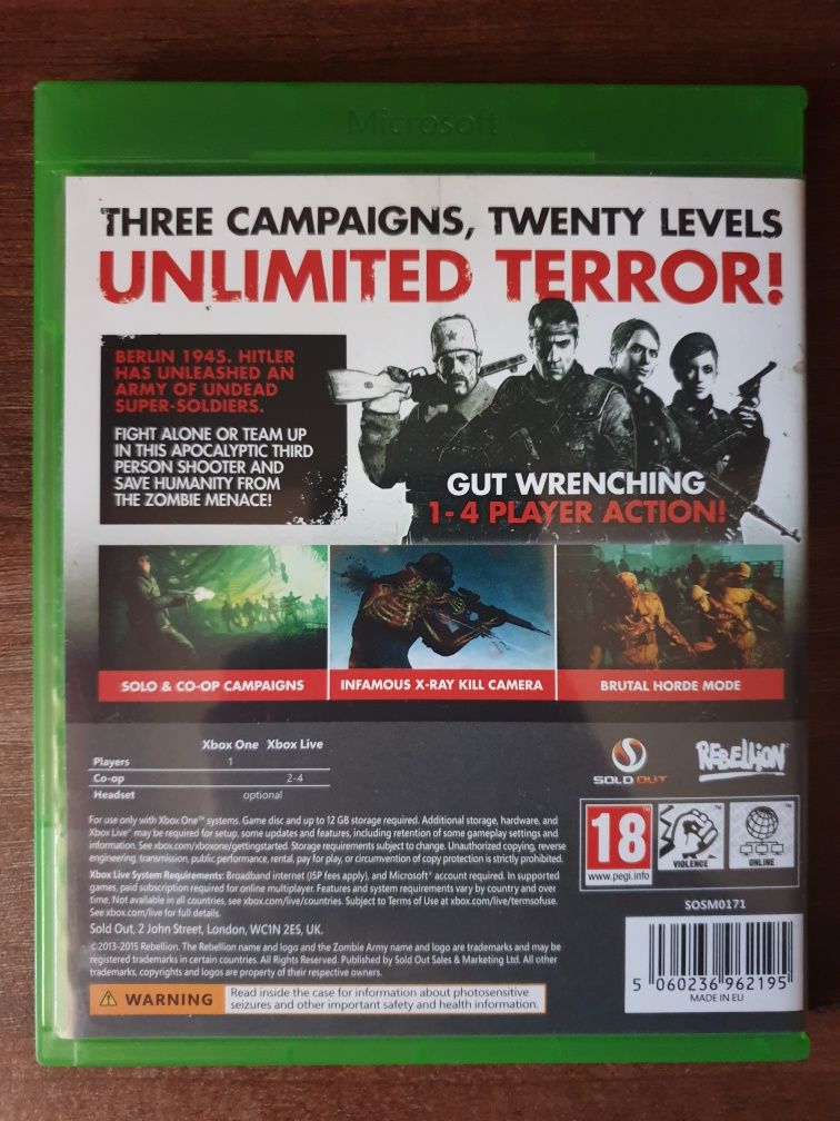 Zombie Army Trilogy Xbox One