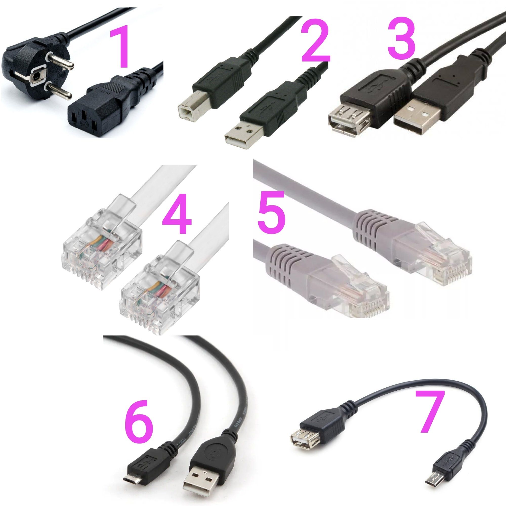 Компьютерные кабели и переходники