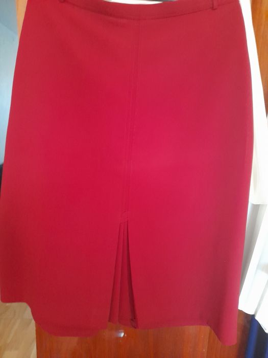 Юбка, встречная складка