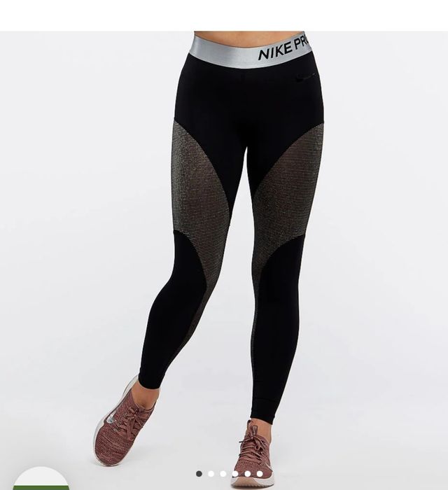 Дамски клин Nike Pro Warm Champagne