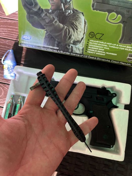 Pistol ASG Airsoft CZ 75D Compact Modificat 1.6J CO2