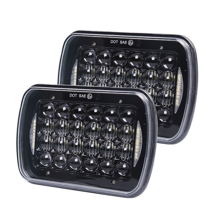 Set faruri LED JEEP Wrangler YJ Cherokee XJ 144W Patrol Landcruiser
