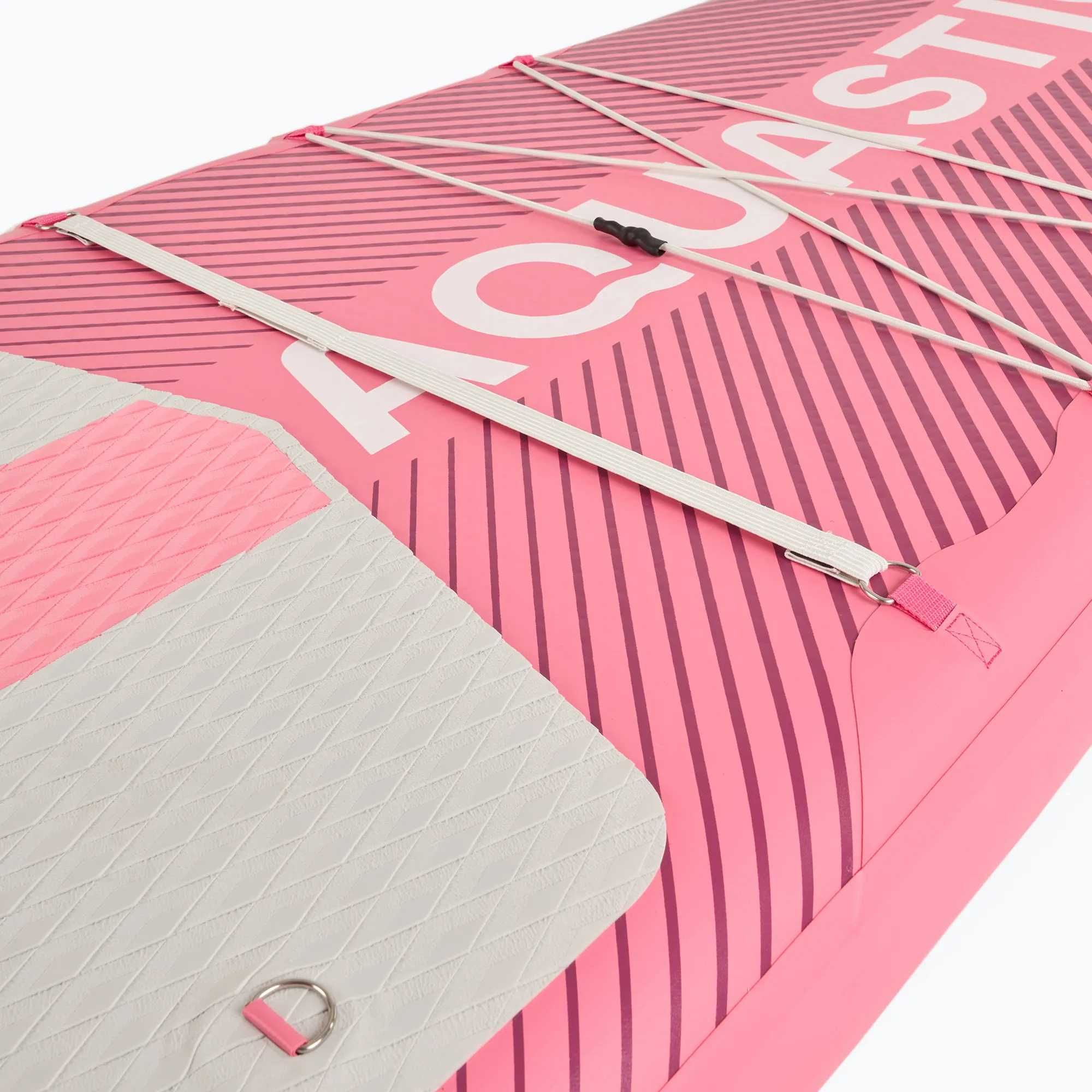 Падъл борд Розов AQUASTIC SUP дъска Perth Pro 11'2'' allround PINK
