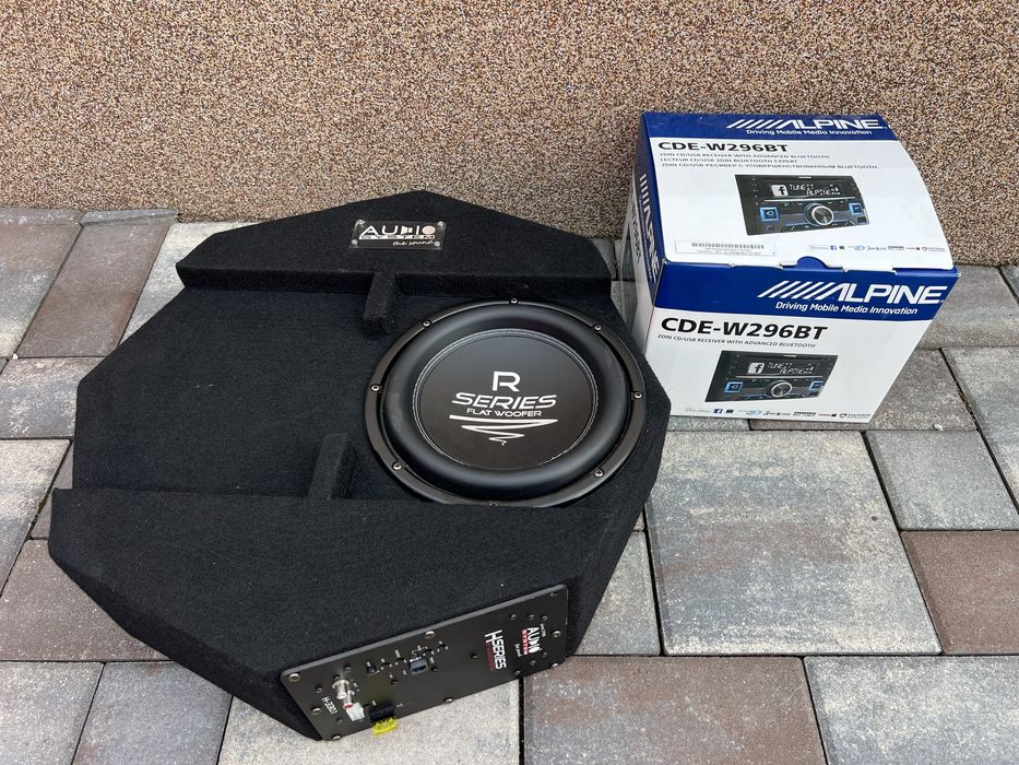 Subwoofer Activ roata Rezerva + Cd Player Alpine