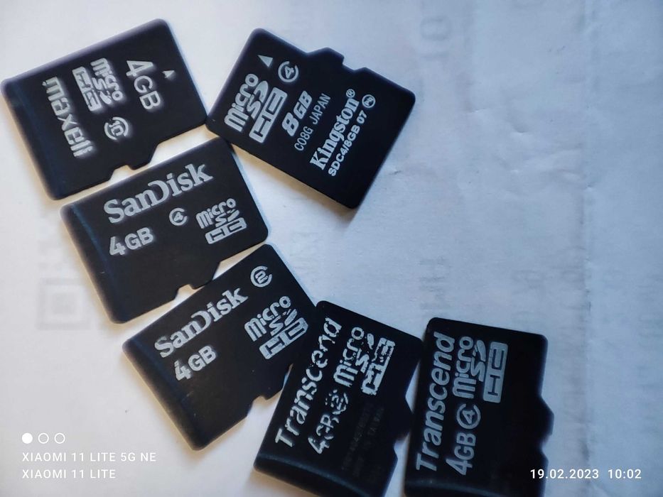 Micro sd карти 4и8gb