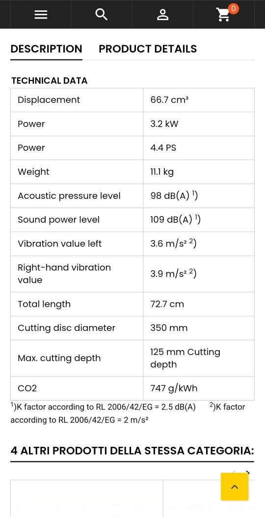 бензинов фугорез STIHL TS 440