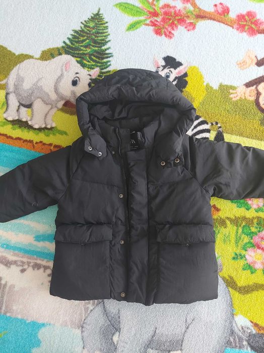 Пухено детско яке Zara