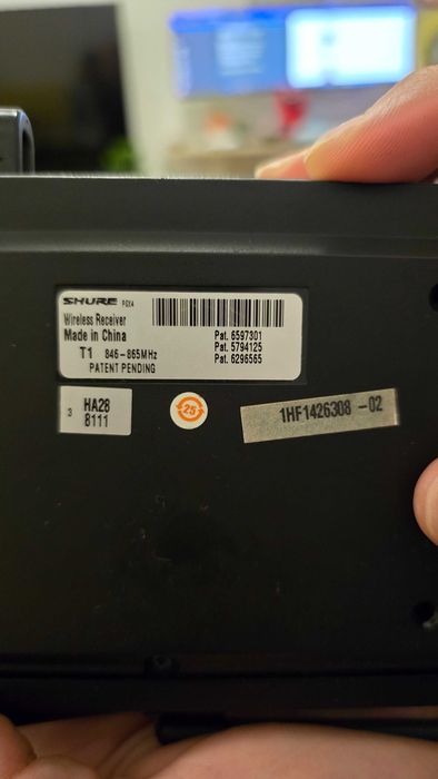 Shure Beta 58A wireless microphone system