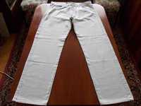Pantalon blugi, jeans alb pentru barbati