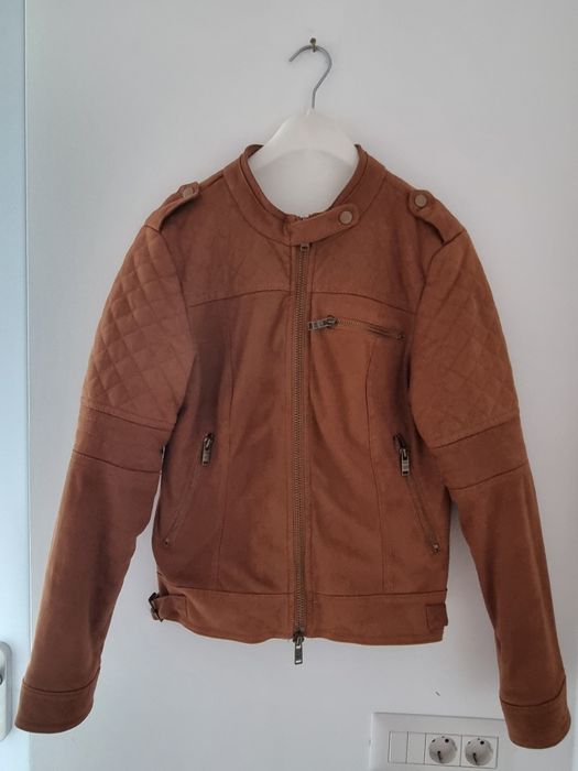 Geaca imitație piele intoarsa