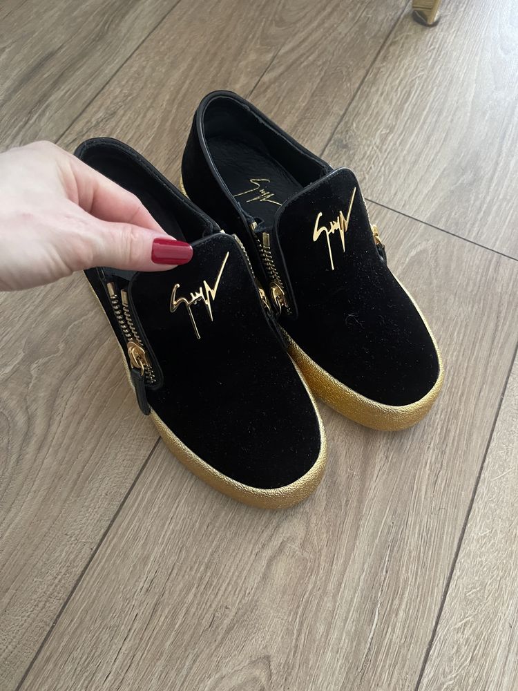 Vand sneakers giuseppe zanotti catifea