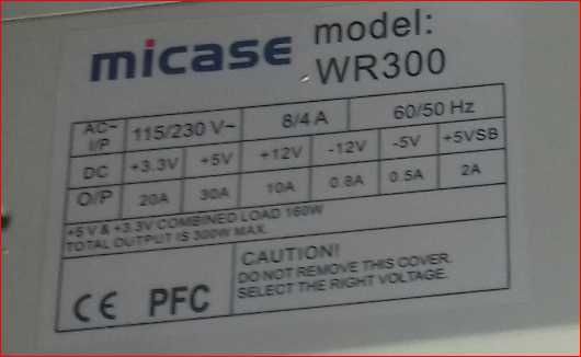 Alimentator PC WR 300-300W