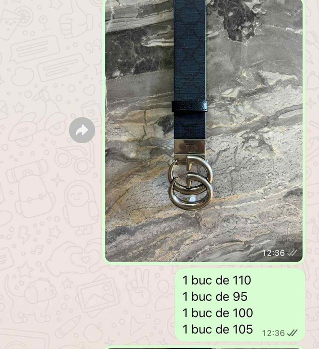 Vând curele Gucci