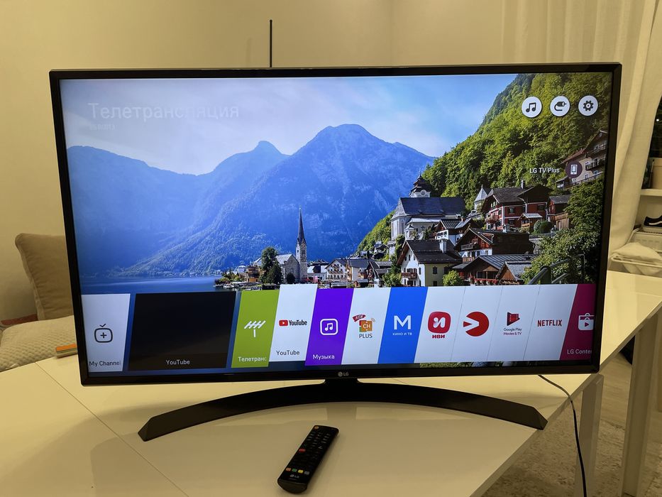 Телевизор LG 110 см 43 дюйм Smart TV