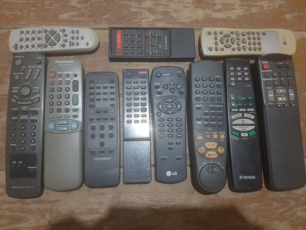 Videorecorder și player VHS - telecomenzi