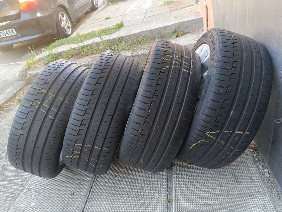 ОРИГИНАЛНИ джанти с гуми 17 ' 5x112 57,1 ФОЛКСВАГЕН / VW GOLF TOURAN