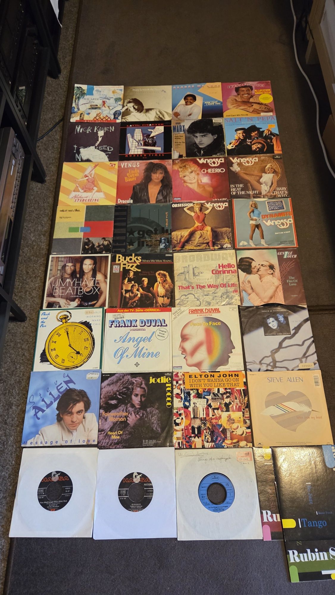 Discuri vinil single anii 80 italo disco colectie