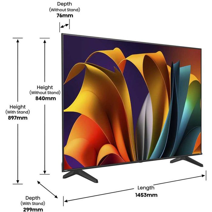 TV SMART 4K 164 cm - 65 inch Hisense HDR Dolby Vision NOU + garantie