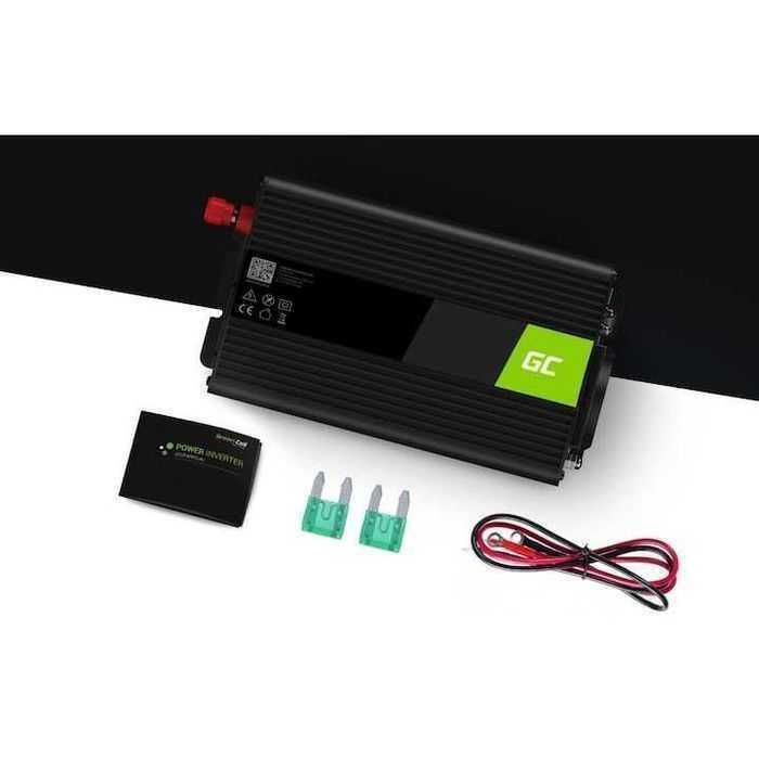 Invertor de tensiune 300W/600W,12V la 230V Volt USB DC AC,Port USB,nou
