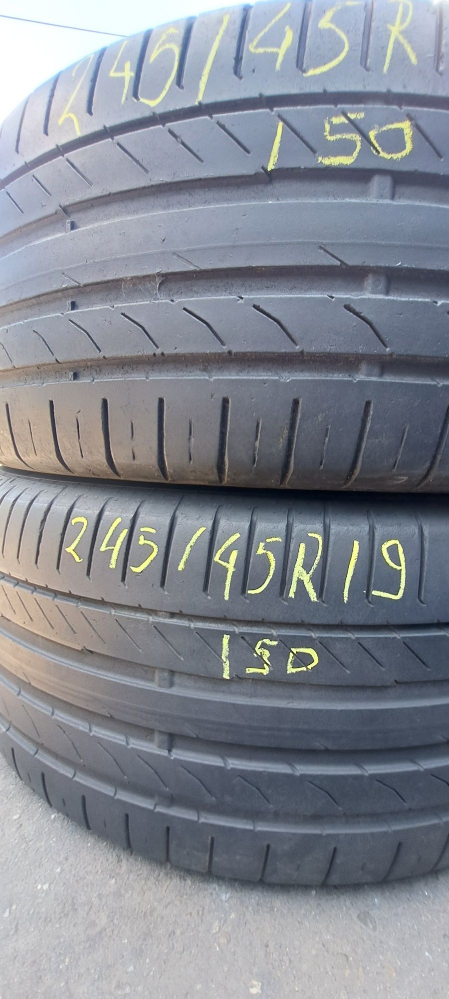 2 anvelope vara 245/45r19 Continental dot 2019 Montaj Gratuit