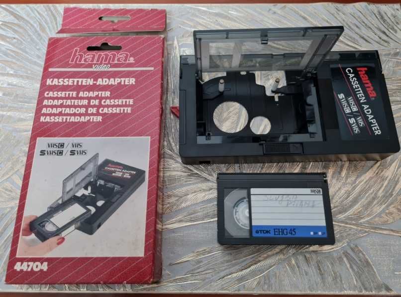 Caseta adaptor video VHS  SVHS noua
