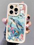 Калъф за iPhone 15 с морски дизайн