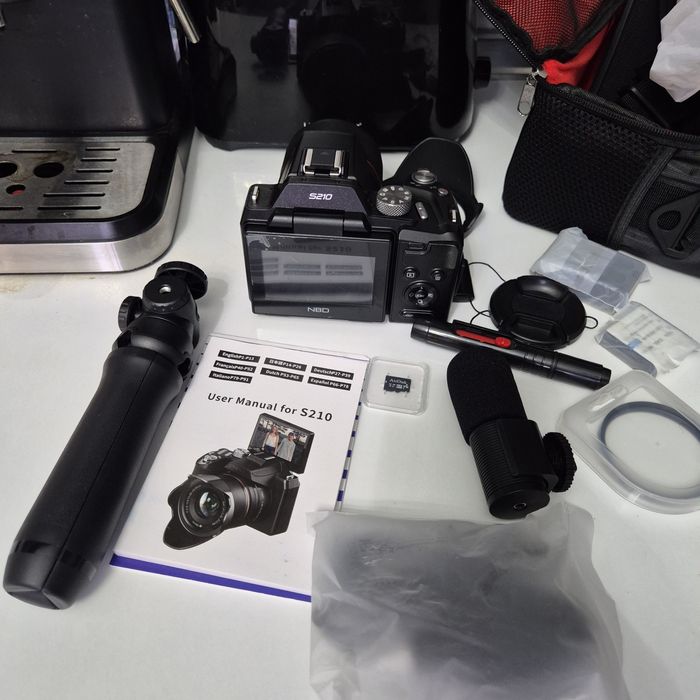 NBD 5K DSLR фотоапарат, 64MP Ultra HD, 16x оптично увеличение, Wi-Fi у