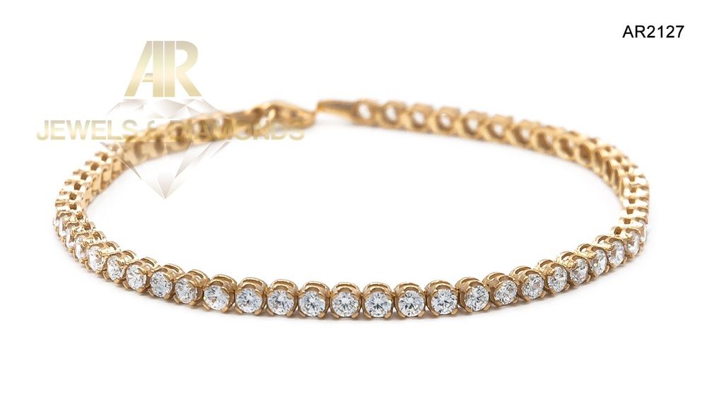 Bratara Tennis Aur 14 K model ARJEWELS&DIAMONDS(AR2127)