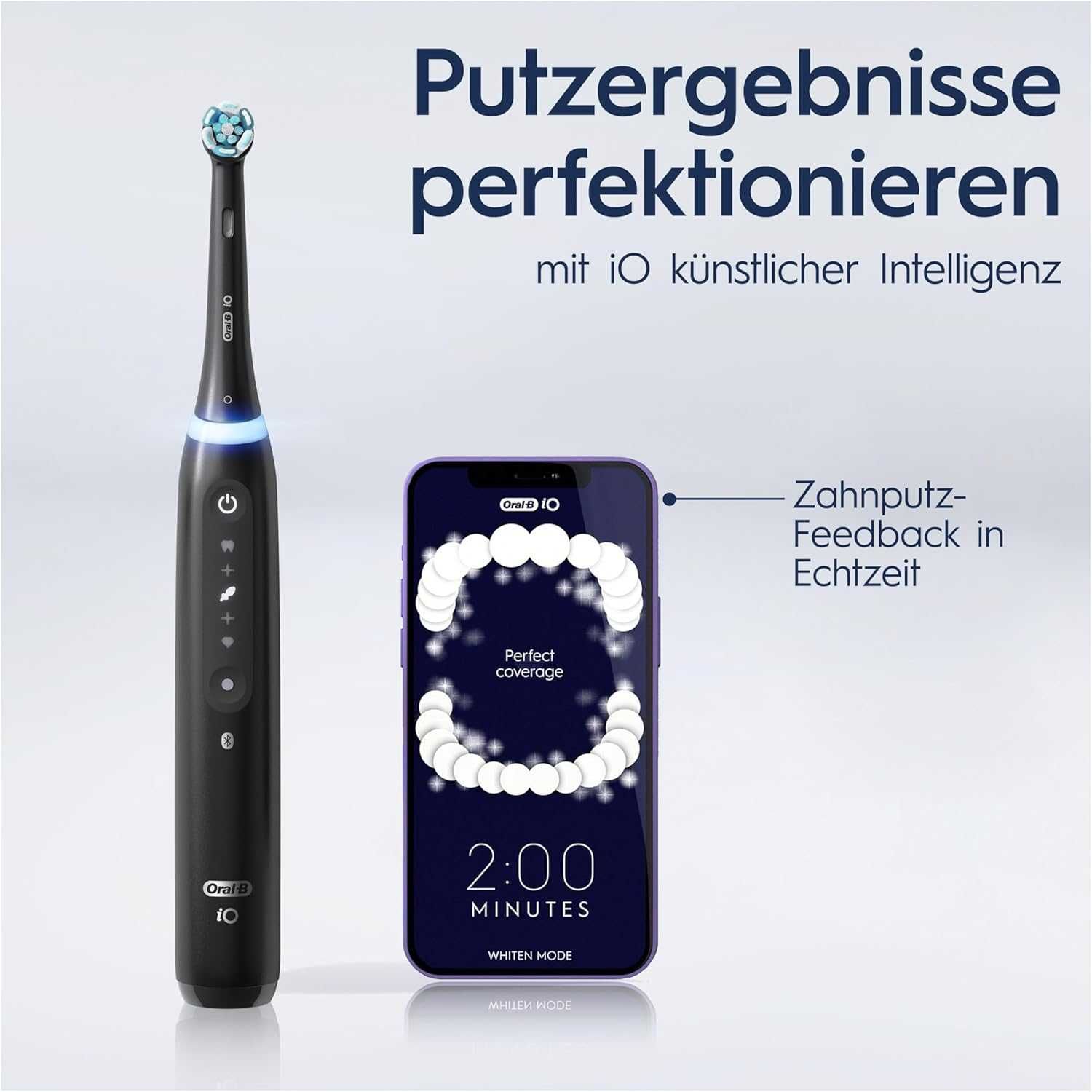 Oral-B iO Series 5 Plus Електрическа четка за зъби, + 3 резервни глави