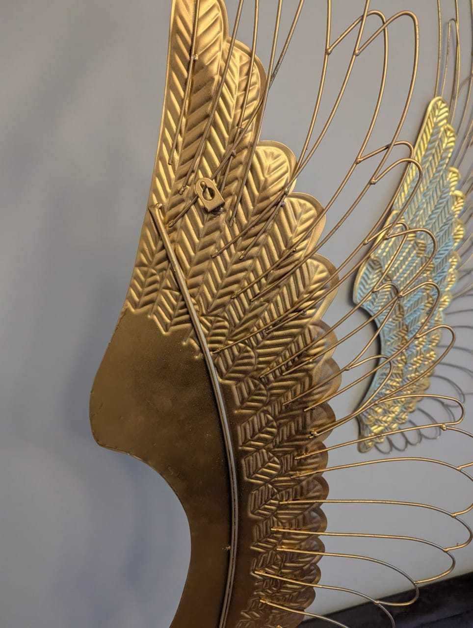 Ornament perete - Aripi de inger aurii