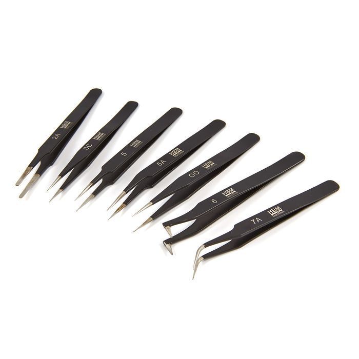 Set pensete anti-magnetice 7 piese hbm