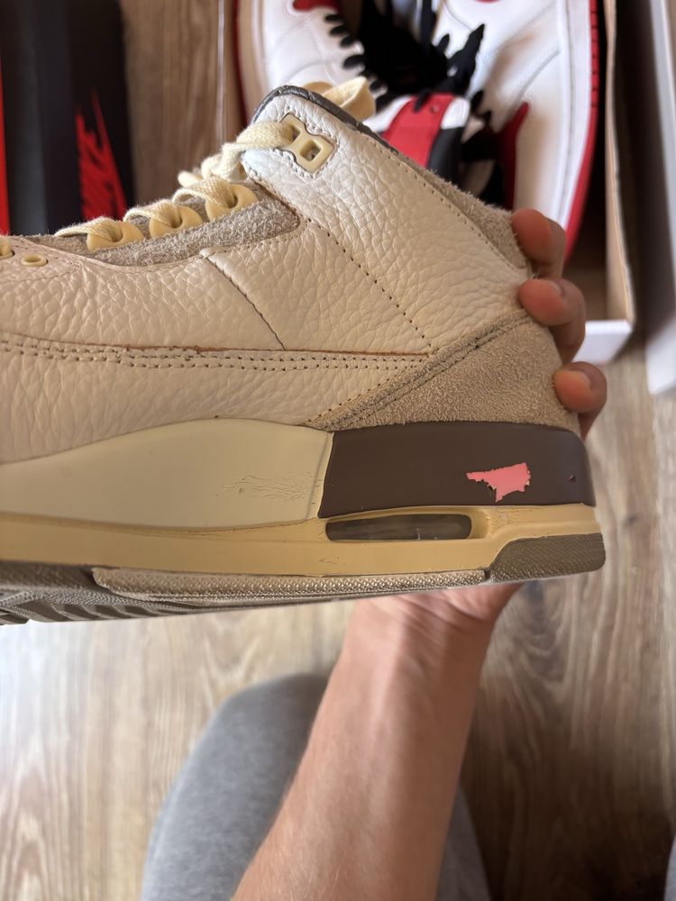 Jordan 1, 3 (Zion Voodoo, White/Red, A Ma Maniere)