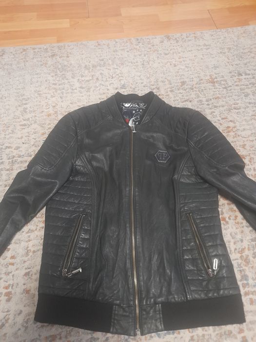 Geaca  piele Philip Plein