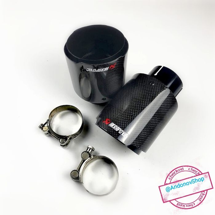 Akrapovic Накрайници 2бр AKRAPOVIC за ауспух гърне акрапович турбо топ