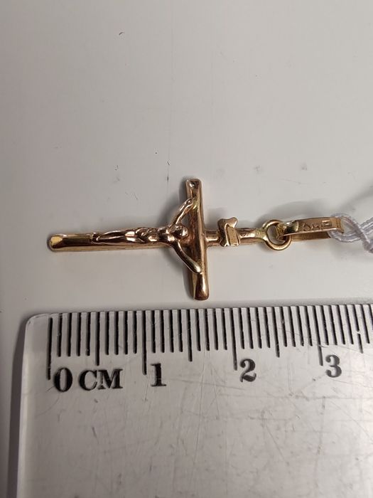 Pandantiv cruciuliță Aur 14k Gr 1,10 cod unic 731