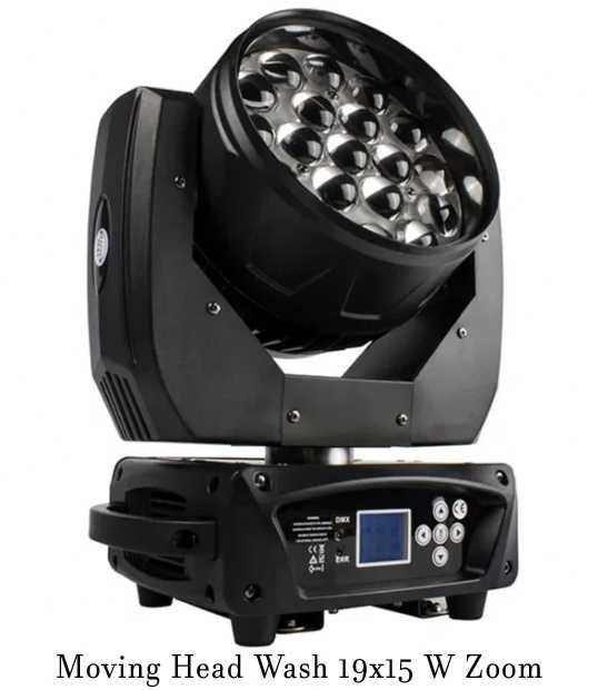 Moving Head Wash 19x15 w -Beam 7R Lumini DJ Sigilate