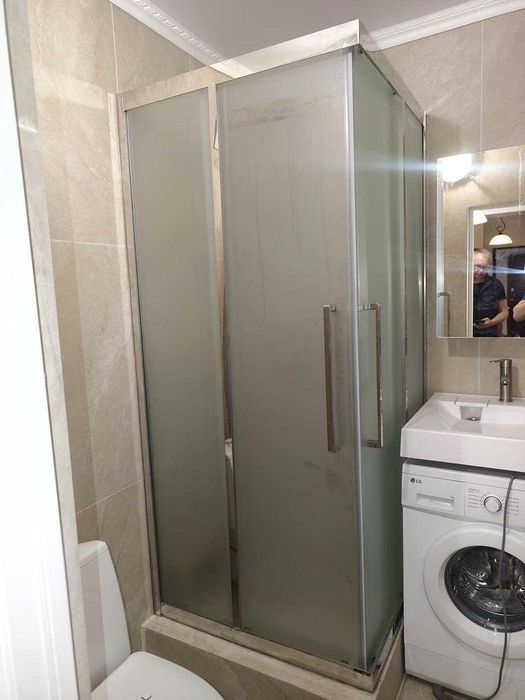 Стеклянная перегородка, Зеркало, Душевые кабины в Рассрочку 12 месяцев