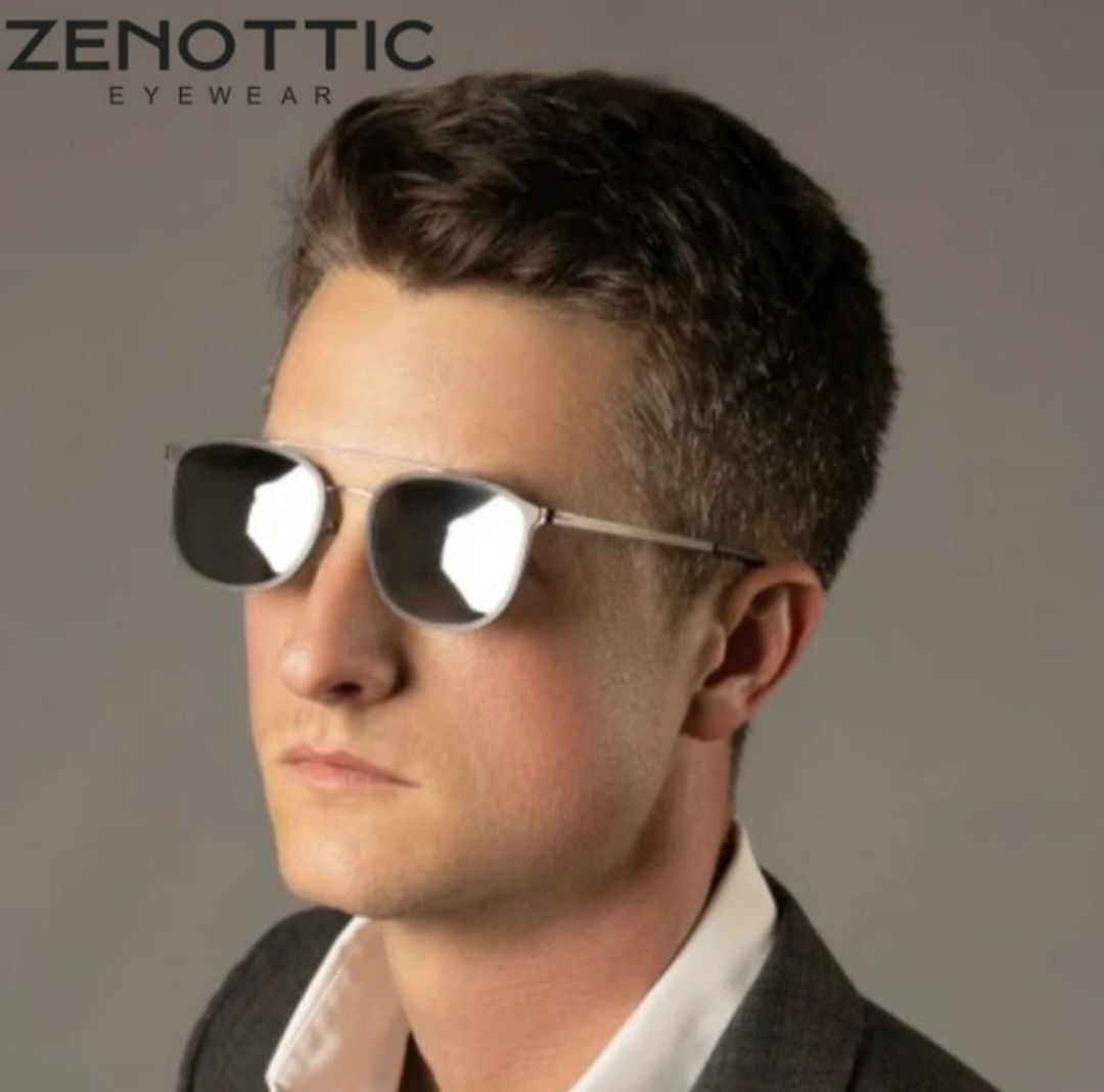 Ochelari de soare polarizați Pilot Aviator ZENOTTIC Livrare gratuită