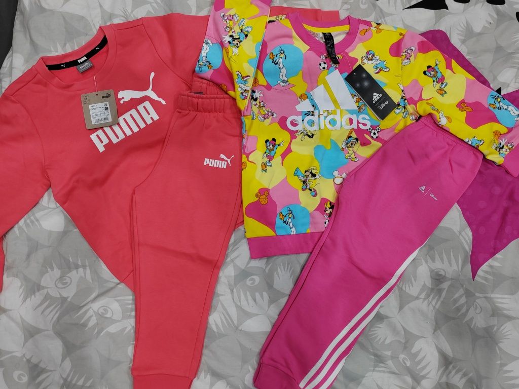 Нов детски екип на adidas с мини маус 3-4г, puma 3-4 г...