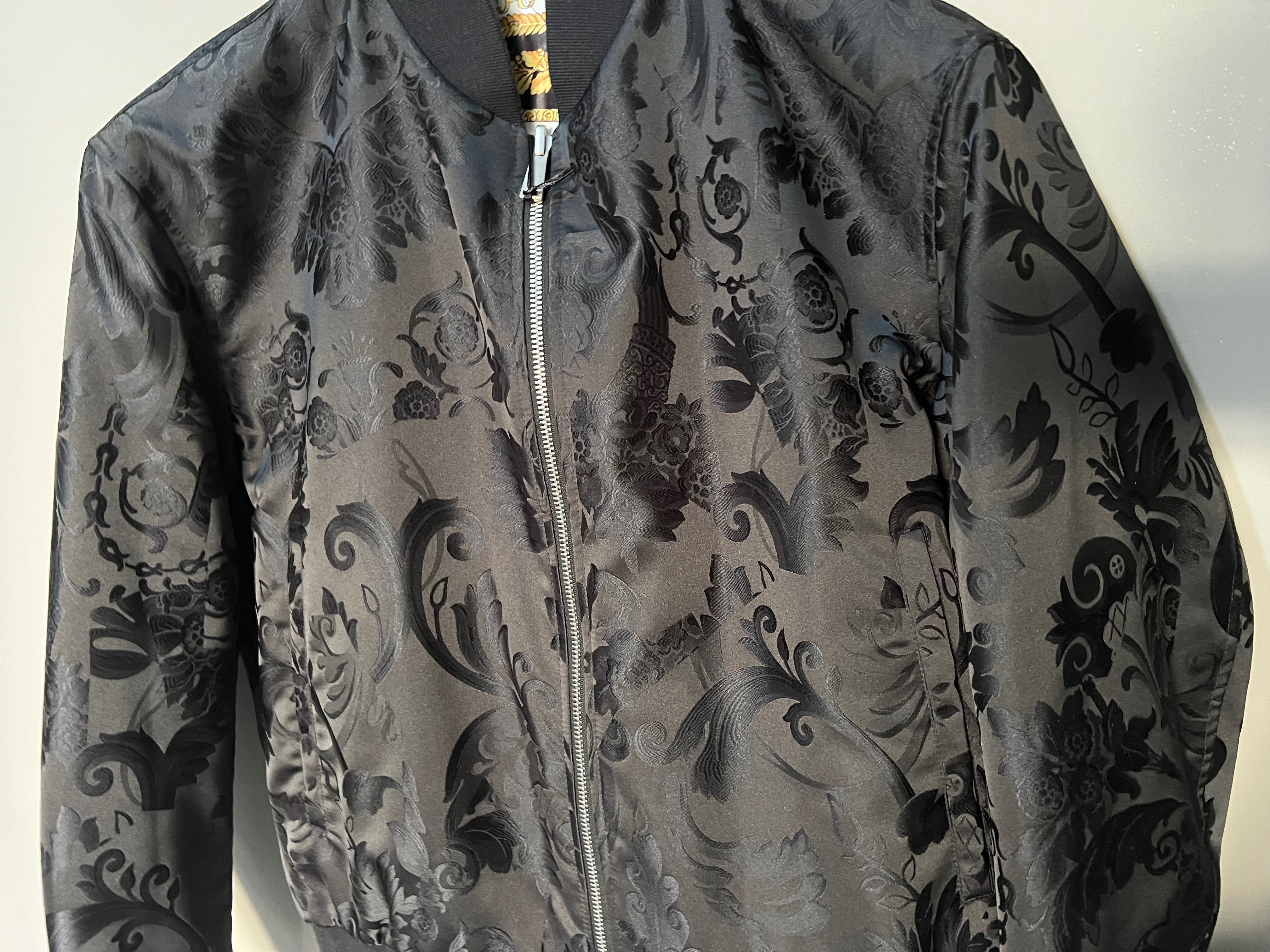 Двулицево мъжко яке Versace Multicolor Reversible Bomber Jacket