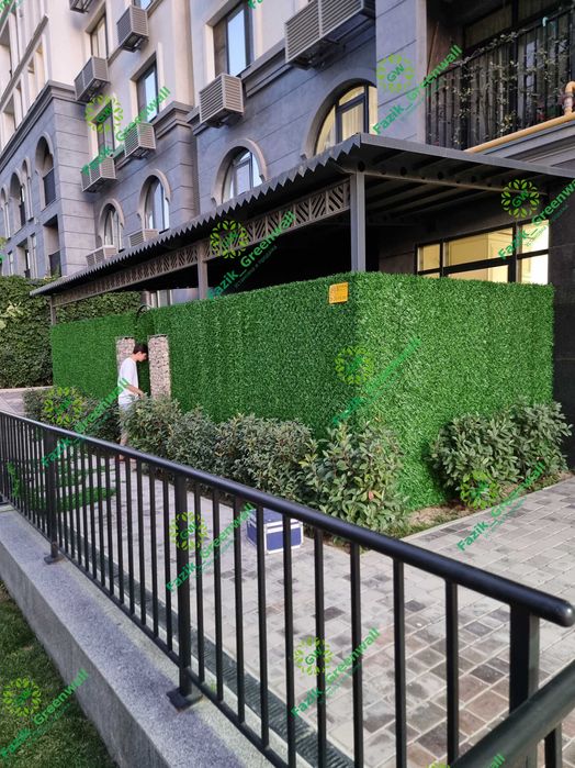 Yashil zabor / Искусственный кусты / Green Wall dekorativ setka