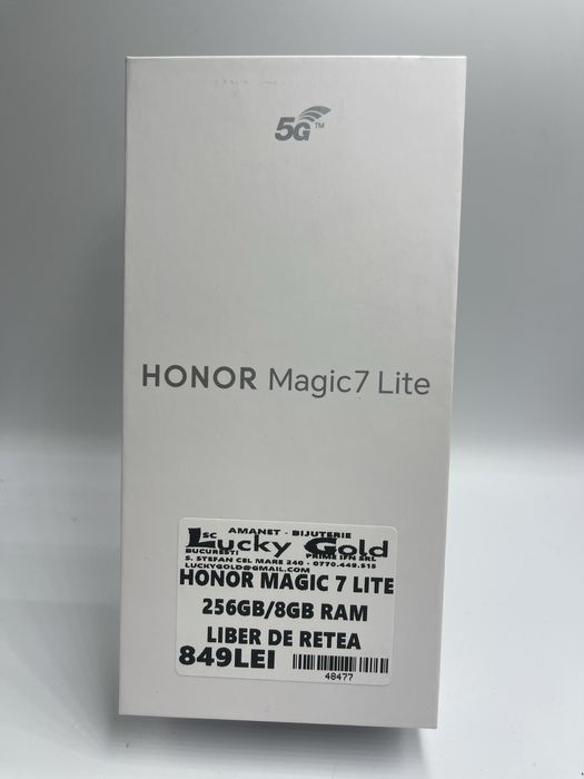 Honor Magic 7 Lite 256Gb/8Gb ram GARANTIE/FACTURA #48477