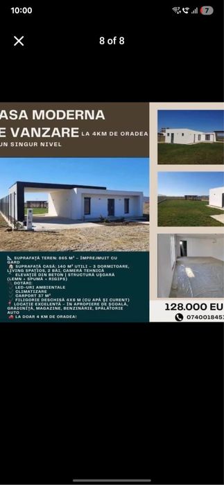 Casa de vanzare Osorhei cu teren de 875 m2