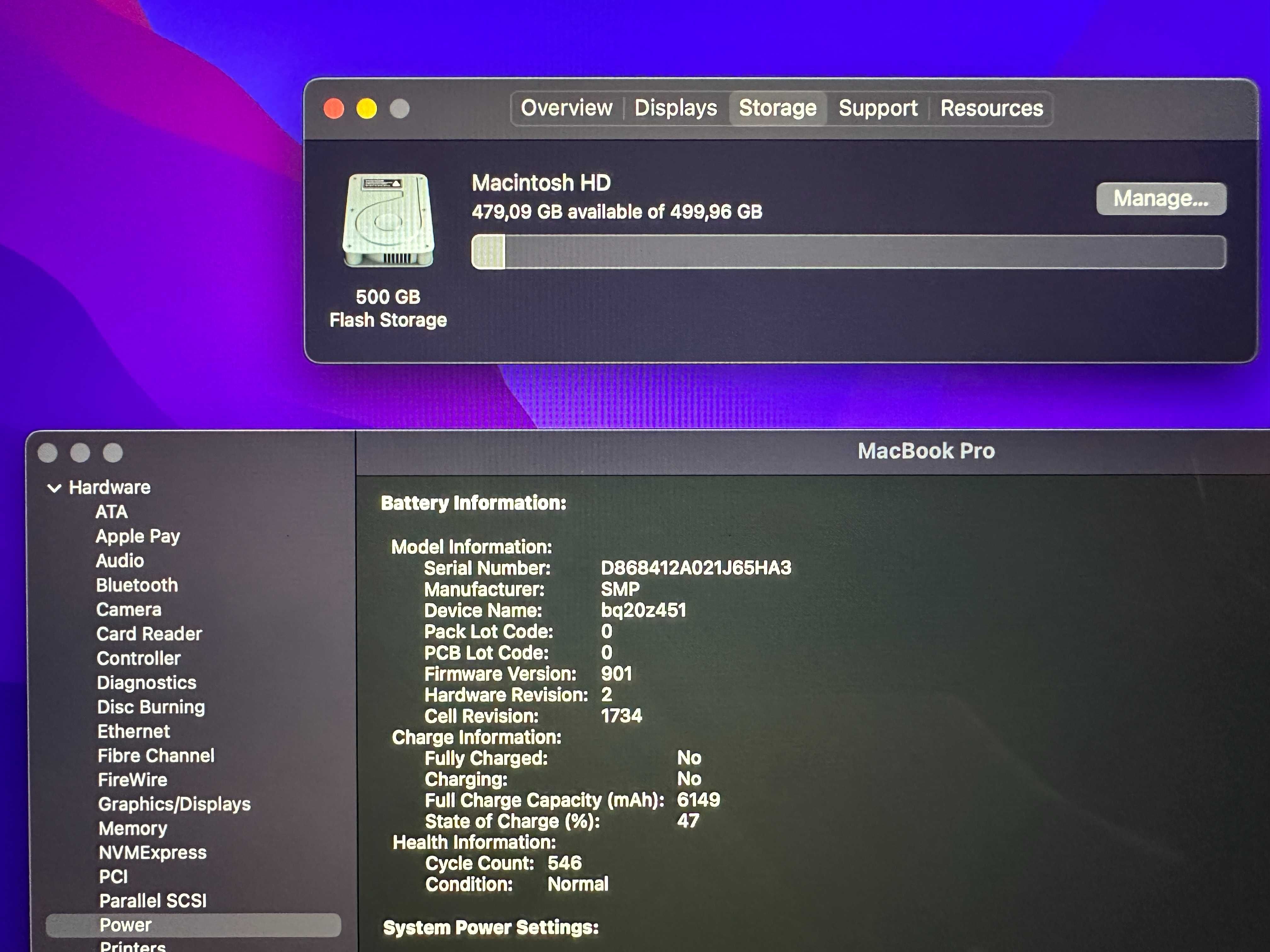 15' Core i9 Apple MacBook Pro 2019 16GB RAM/512GB SSD/Radeon 560X 4GB