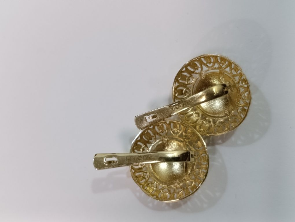 Золотые серьги. Турция.Проба 585 ,вес 5,01