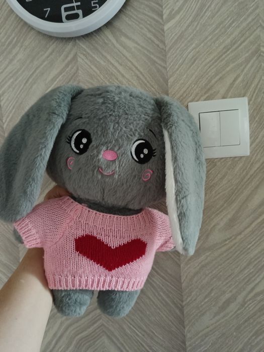 Новая мягкая игрушка зайка