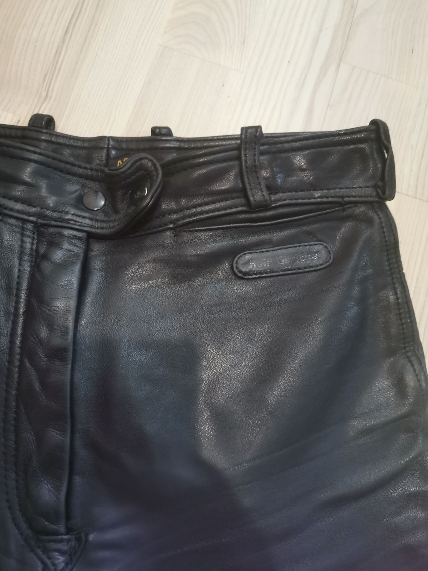 Pantaloni moto  dame, din piele, Hein Gerieke