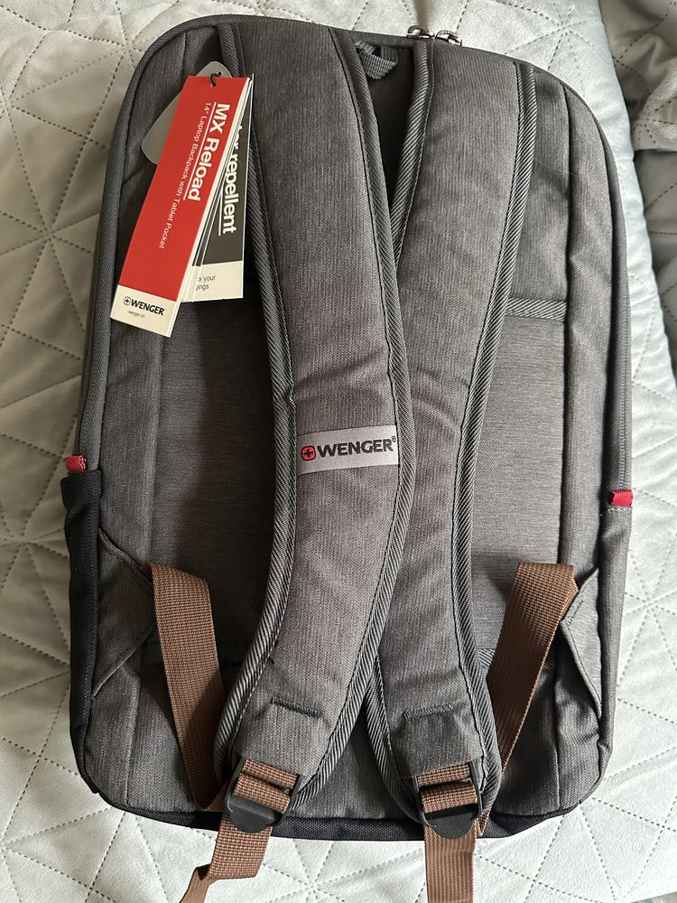 Чисто нова раница за лаптоп Wenger CityUpgrade 16", Сива