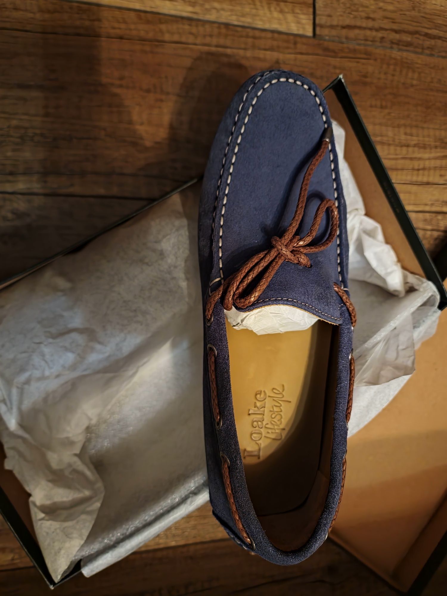 Loake Lifestyle Blue Suede