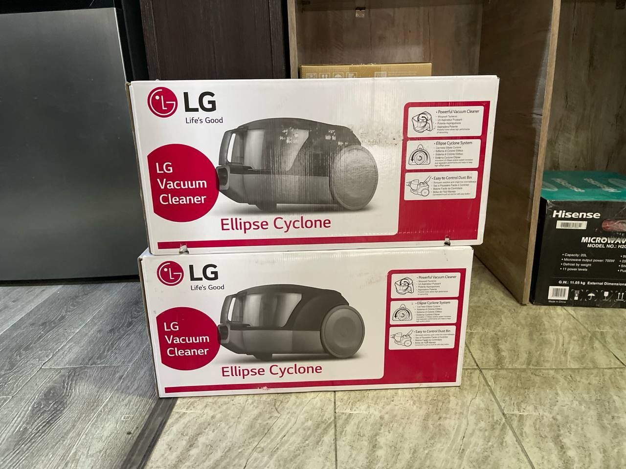 Пылесос LG пылесборник